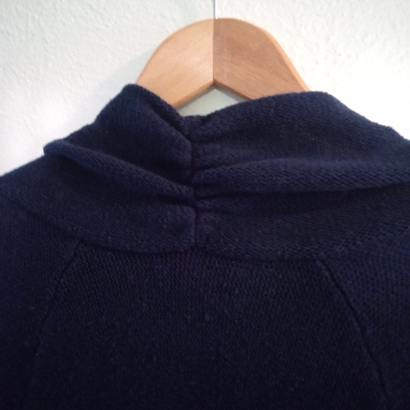 ❌❌SOLD ❌ ❌ Lilly Pulitzer Tatum Fringe Hem Navy Blue Open Cardigan | S - Picture 7 of 9